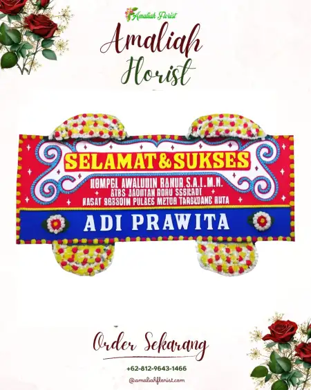Papan Bunga Ucapan Selamat Kadipiro